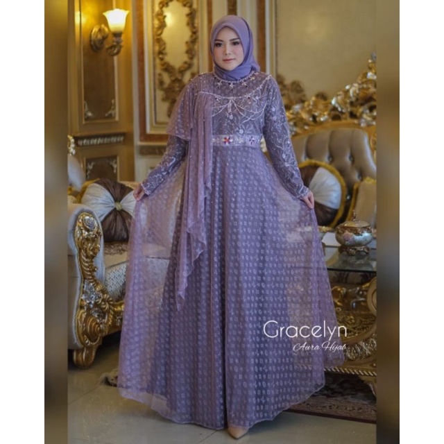 gracelyn gown by aura hijab