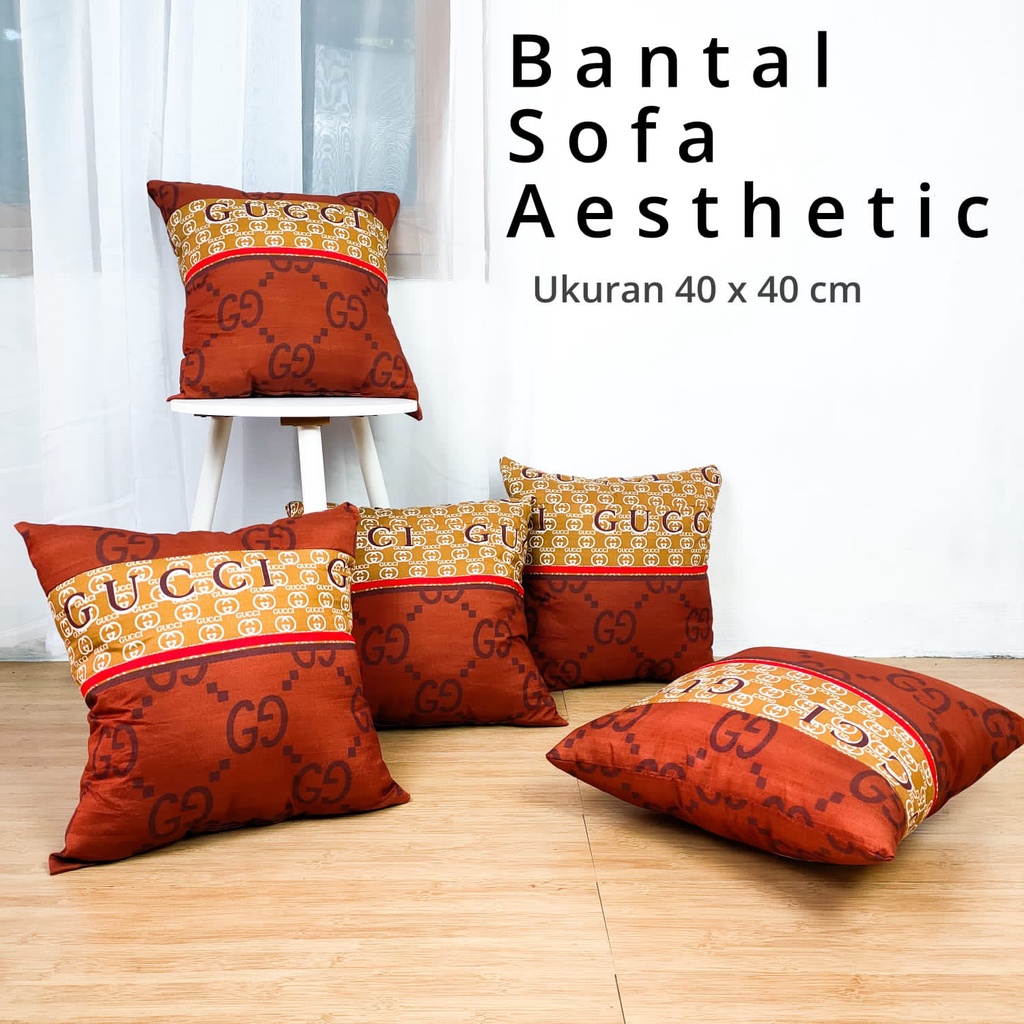 Paket 6 Bantal Kursi Silikon | Bantal Sofa