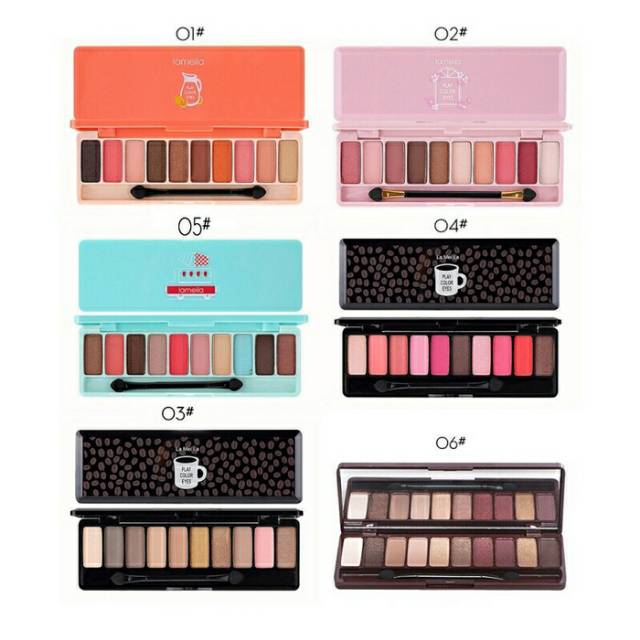 LA MEI LA PLAY COLOR EYES EYESHADOW / EYESHADOW 10 Warna