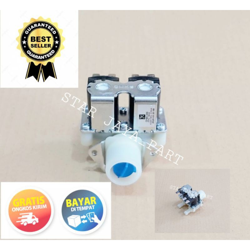 SELENOID SAMSUNG DOUBLE SELENOID MESIN CUCI GANDA WATER INLET VALVE FRONT LOADING DOUBLE LG