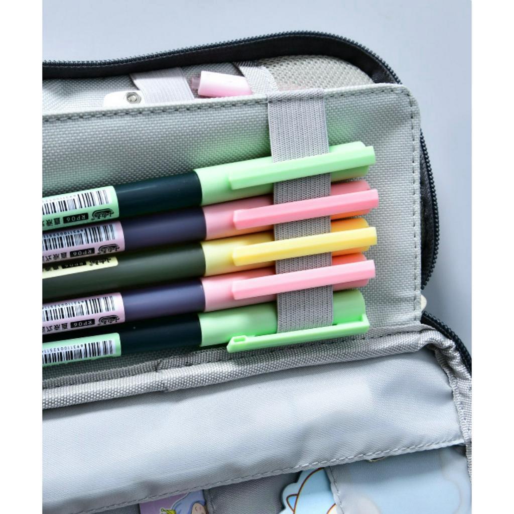 TXS10 Korean Pen Pencil Case Polos FASHION Kotak Tempat Pensil Box TKM