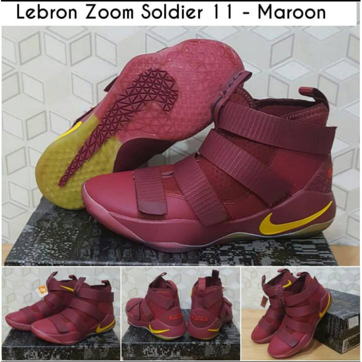 SALE MURAH PROMO SEPATU BASKET LEBRON SOLDIER 11 THE FINAL BLACK GOLD