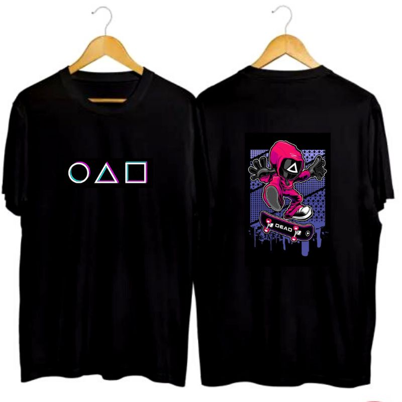 Baju Kaos Squid Game | Squid Game Tshirt | Kaos Squid Game Terbaru | Kaos Distro Squid Game Terlaris