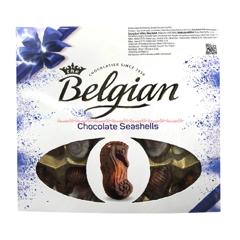 Belgian Chocolate Hearts 200gr Belgium Chocolate Seashells Coklat Belgia Motif Love Cinta Motif Kerang Cokelat Cokolat