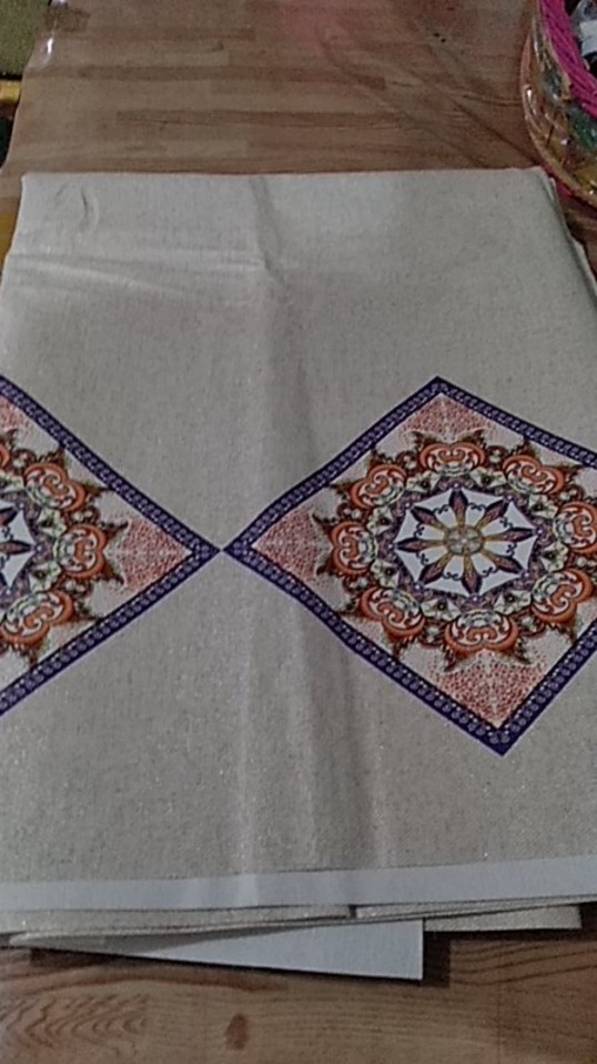 [original] Bohemian Pvc Table Cloth / Taplak Meja Makan Waterproof Tahan Air 140x180