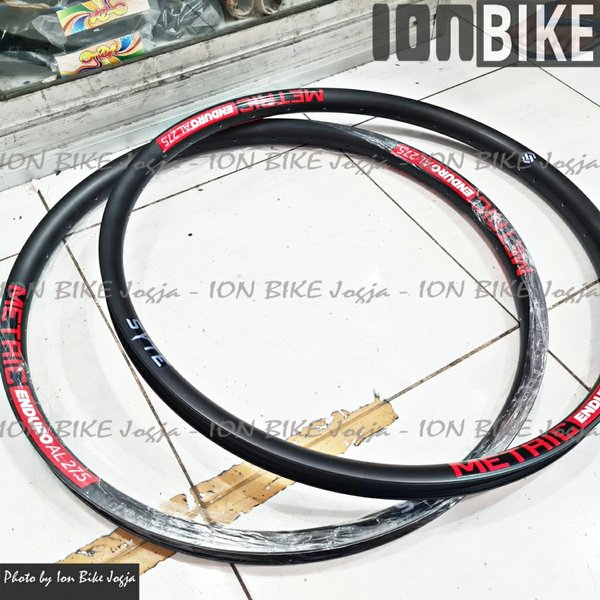 Sepasang Velg Rim Rims SYTE METRIC ENDURO Ukuran 27.5 Lubang 32 Hole 32H H - Velg Tapak Lebar 3.5