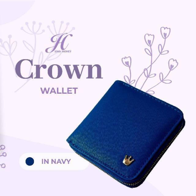 Crown Woman Wallet Dompet Lipat Mini Kecil Wanita Import Jims Honey JH Ori Murah