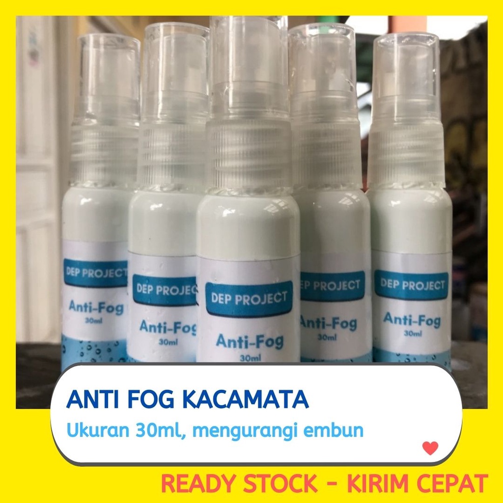 Semprotan Anti Fog Helm Kacamata Anti Embun Kaca Mobil Renang Masker Spray 30ml