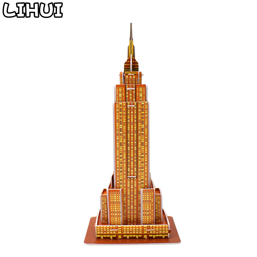 Mainan Puzzle 3d | EMPIRE STATE BUILDING | Puzzle Bangunan Terkenal - Pazel - Puzel