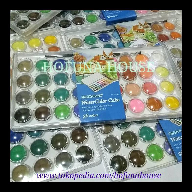 

TERBARU CAT AIR SIMBALION WATERCOLOR CAKE 36 COLORS PERALATAN MELUKIS MURAH TERLENGKAP