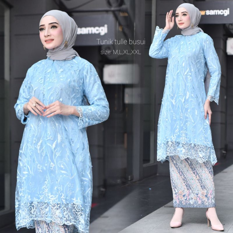 Setelan kebaya Tunik Busui modern/Kebaya Tunik Ibu Menyusui/Kebaya Busui/Kebaya Wanita by BA