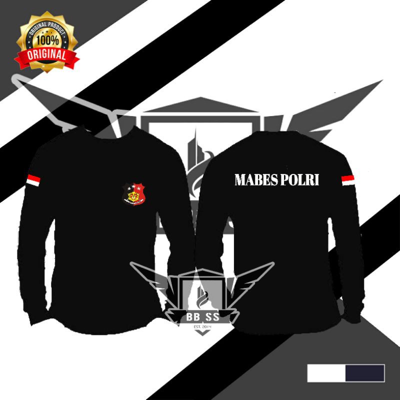 Thsrit Baju Kaos Mabes Polri Kaos Polri Cotton Combed