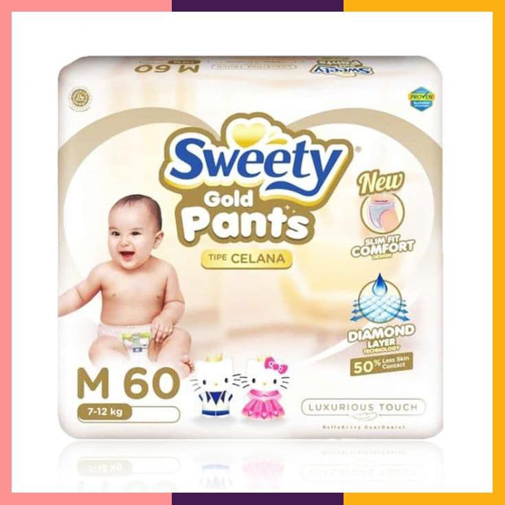 Jual Sweety Gold Pants M60 / L54 / Xl44 S66 Shopee Indonesia