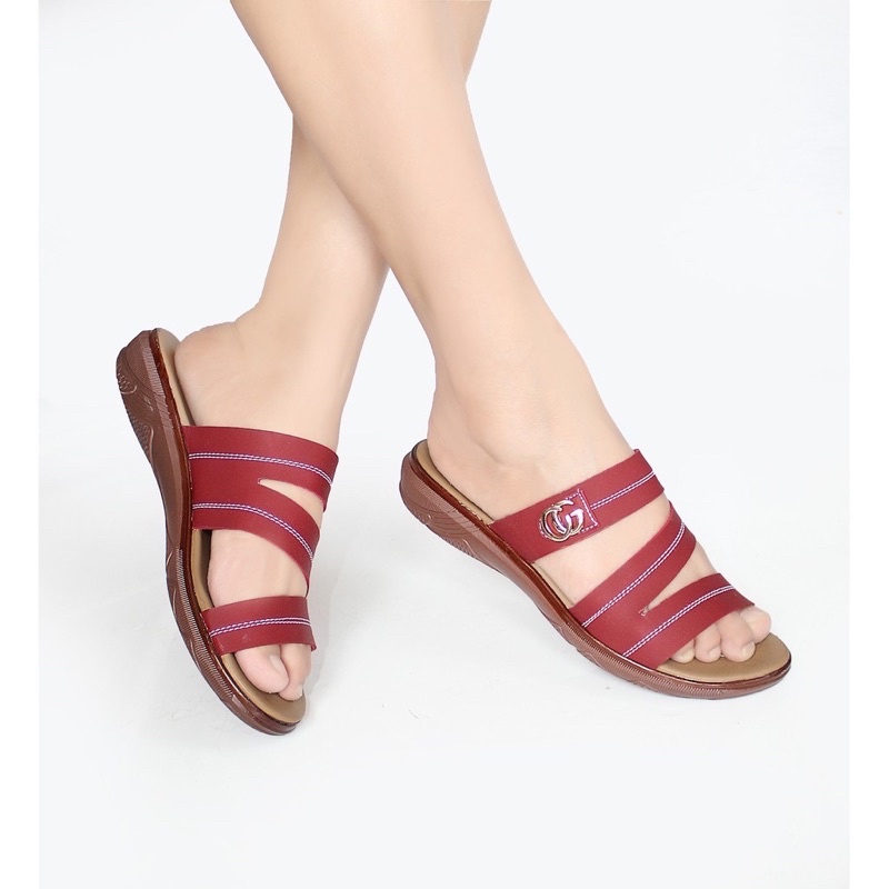 Sandal Sendal Wanita Casual Selop / Slop Murah AS03