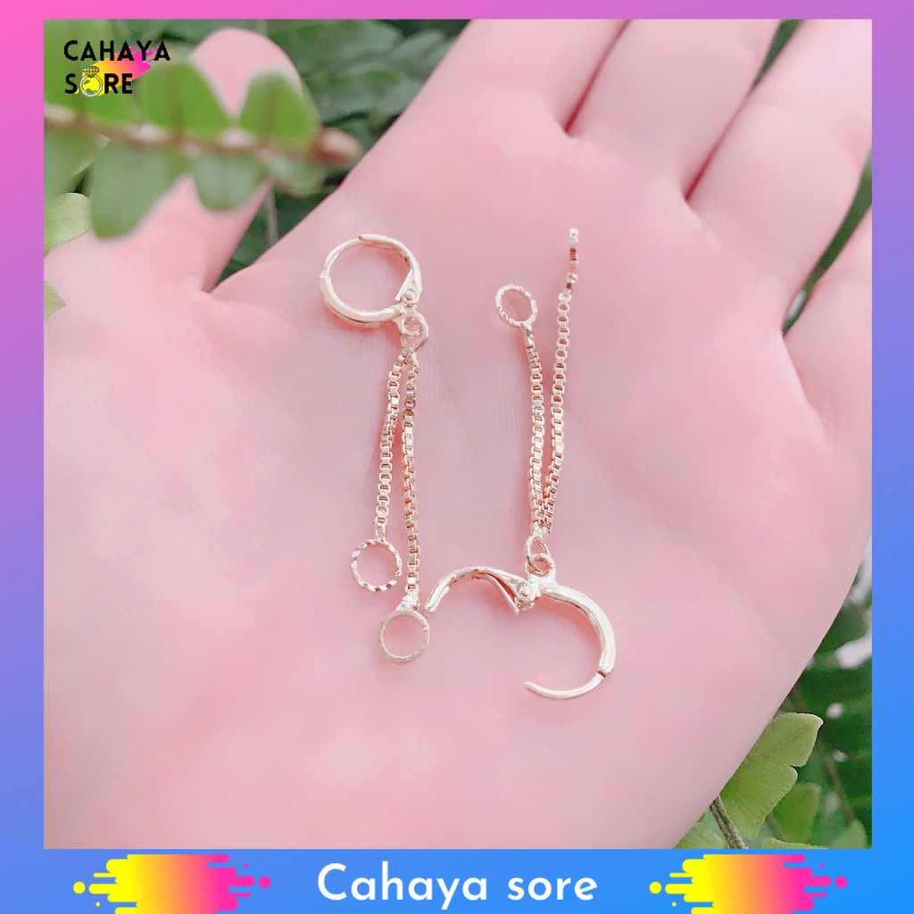 Anting Xuping Gold Anting Dewasa Model Clip Keroncong AD03