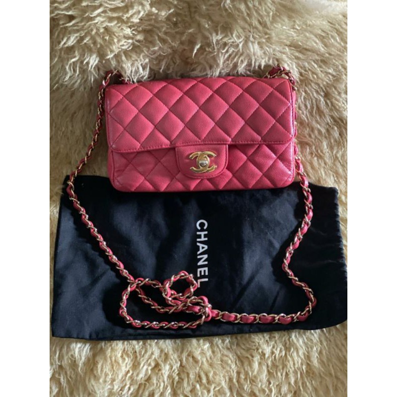 tas chanel mini rectangle authentic
