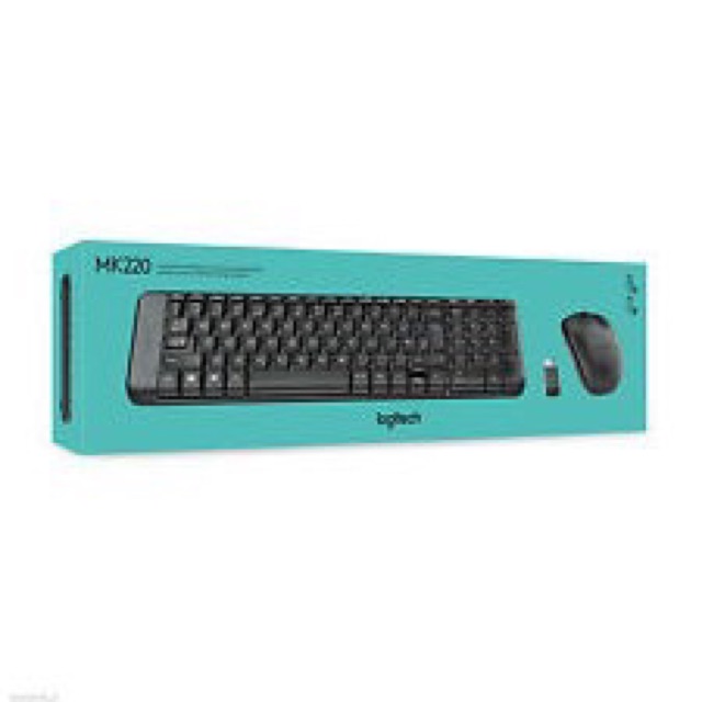 Paket Combo Logitech MK220 KEYBOARD MOUSE WIRELESS Resmi original