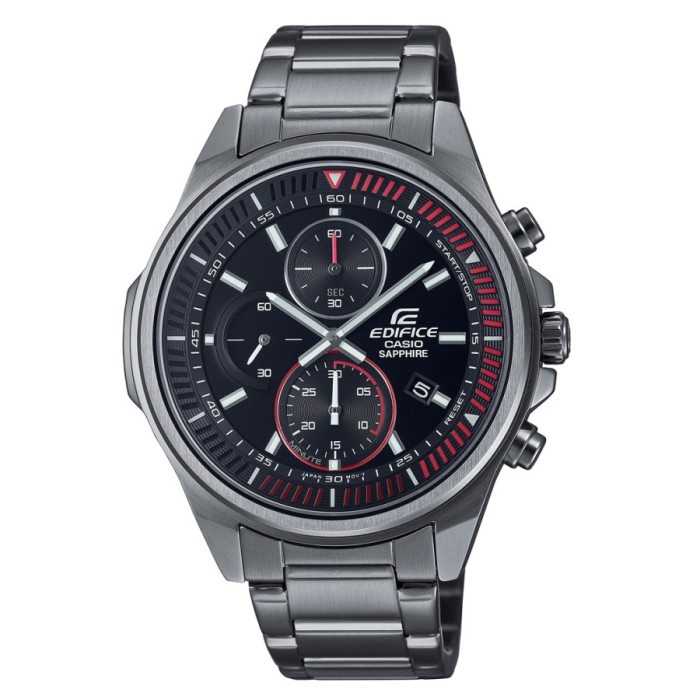 Casio Edifice EFR-S572DC-1AVUDF Jam Tangan Pria Analog Sapphire Black