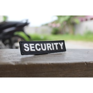 Perekat karet Patch rubber patch brevet satpam security