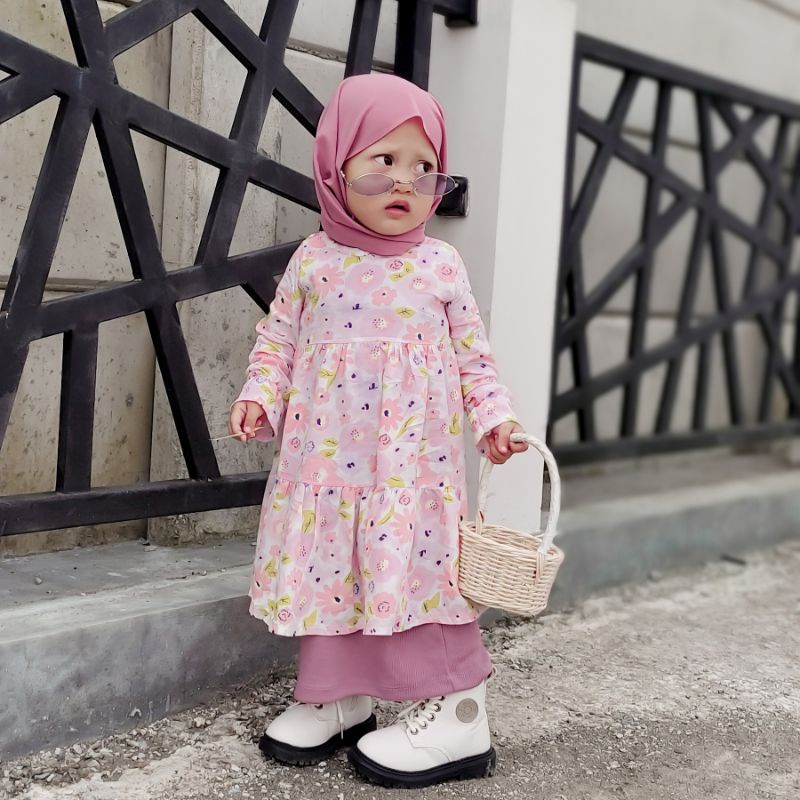 CHESSY DRESS PANJANG BEUZEE | TUNIK ANAK PEREMPUAN