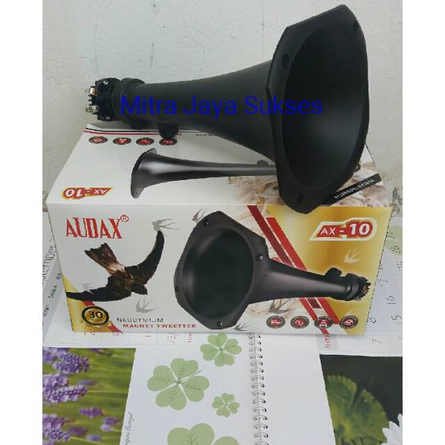 Audax Ax 10 Tweeter Speaker Panggil Walet Magnet Neodymium