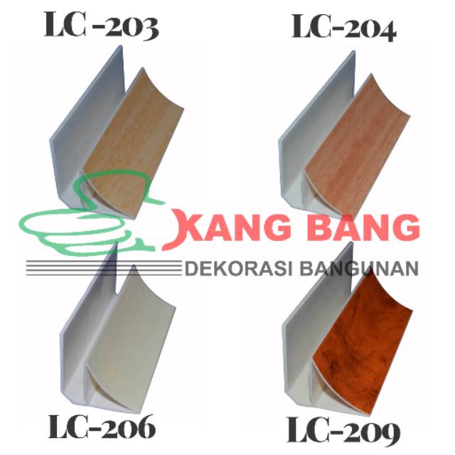 LIST PLAFON PVC | LIS PLAVON PVC KANGBANG MINIMALIS MOTIF KAYU