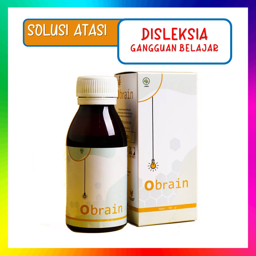 

TERUJI KLINIS - Obrain Mengatasi Disleksia Atau Gangguan Saraf - Vitamin Kecerdasan Otak Anak Meningkatkan Daya Tahan Tubuh dan Melancarkan Darah Ke Otak