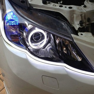 Lampu Strip DRL LED Tabung Flexible Mobil Ukuran 45cm 