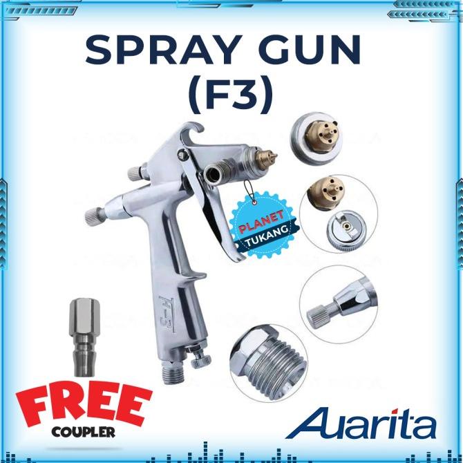 Alat Cat Semprot 1mm AUARITA F3 Spray gun Mini F-3 Termurah