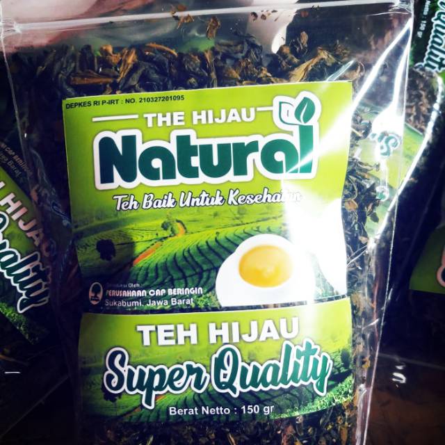 

NATURAL TEH Hijau Cap Beringin ASLI