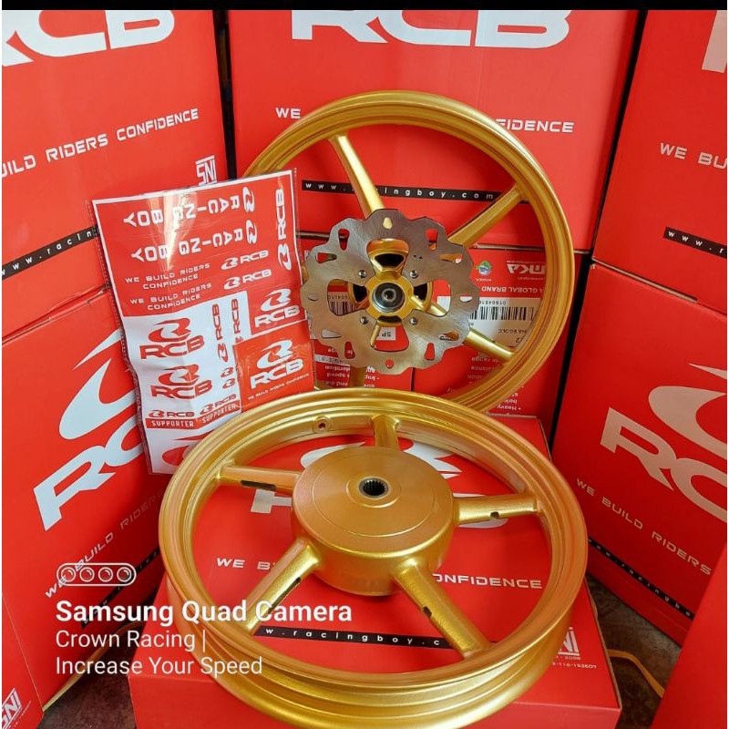 VELG RACING RCB SP 522 GOLD 160/185-14 YAMAHA MIO SPORTY - MIO SOUL