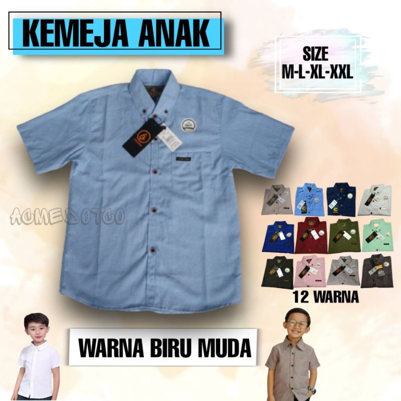 KEMEJA ANAK LAKI LAKI / BAJU ANAK /BAJU KEMEJA ANAK LAKI-LAKI / baju kemeja polos  murah