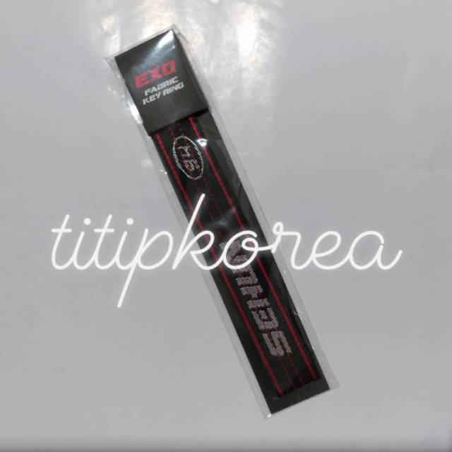 READY STOCK - OFFICIAL EXO FABRIC KEY RING - SMTOWN SUM