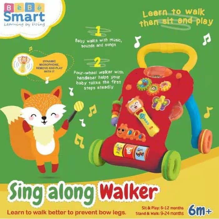 Makassar ! Bebe Smart Sing Along Walker | Bebe Smart