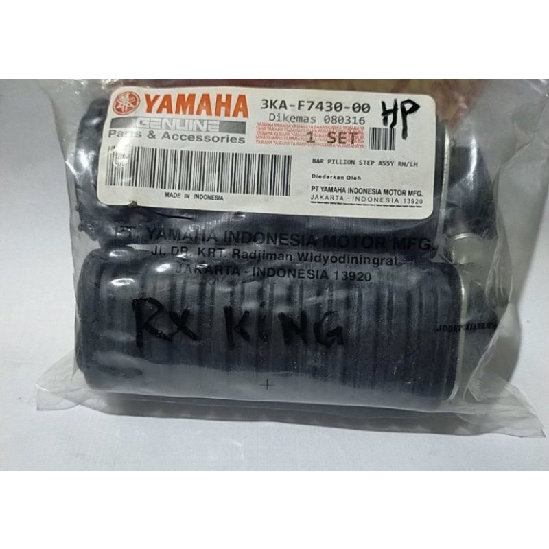 KARET STEP PIJAKAN KAKI BELAKANG RX KING RXK F1ZR FIZR FORCE 3KA YAMAHA