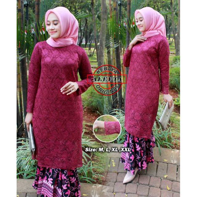 [ ATASAN SAJA ] KEBAYA TUNIK BROKAT KEBAYA MODERN