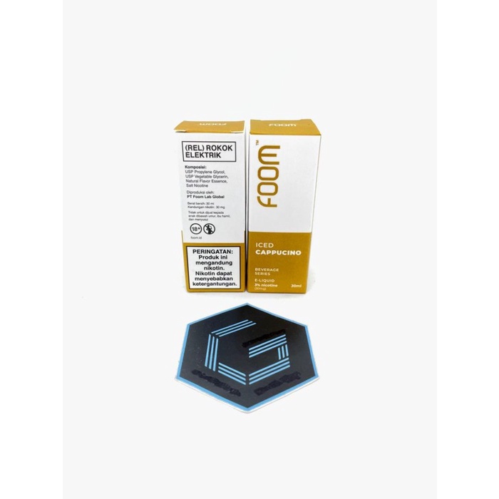 SALT - Foom ICED CAPPUCINO 30ml 30mg Beverage Series Liquid Pods