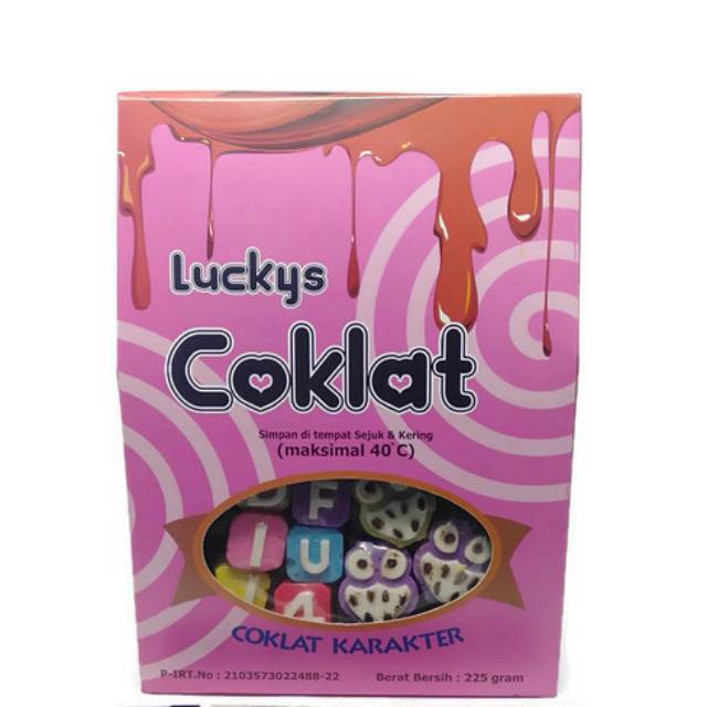 

Cokelat karakter luckys coklat hello Kitty 225gram