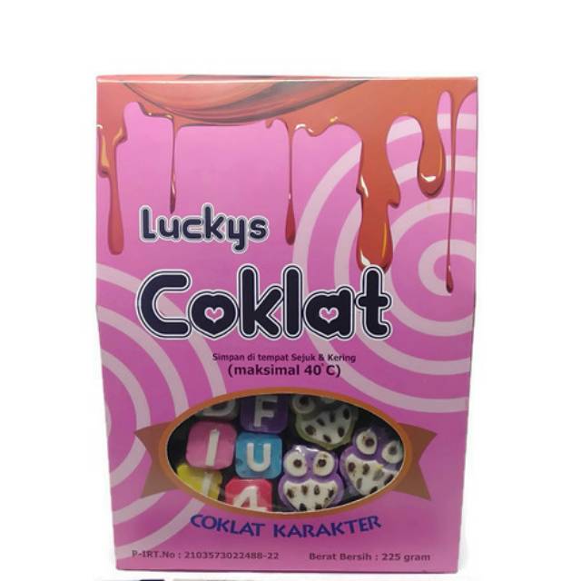 

Cokelat karakter luckys coklat hello Kitty 225gram