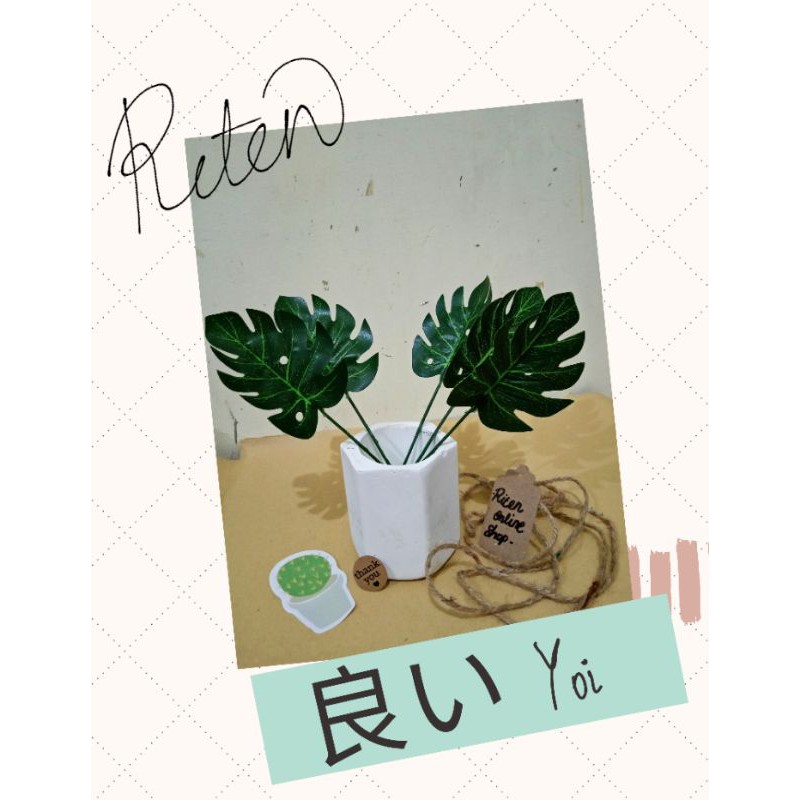 POT SEMEN MURAH, POT KAKTUS SUKULEN, CEMENT POT,CONCRETE PLANER UKURAN SEDANG SEGI 6 PANJANG (Yoi)