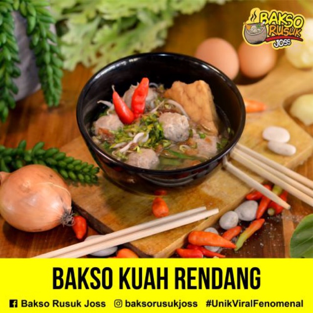 

Bakso kuah rendang