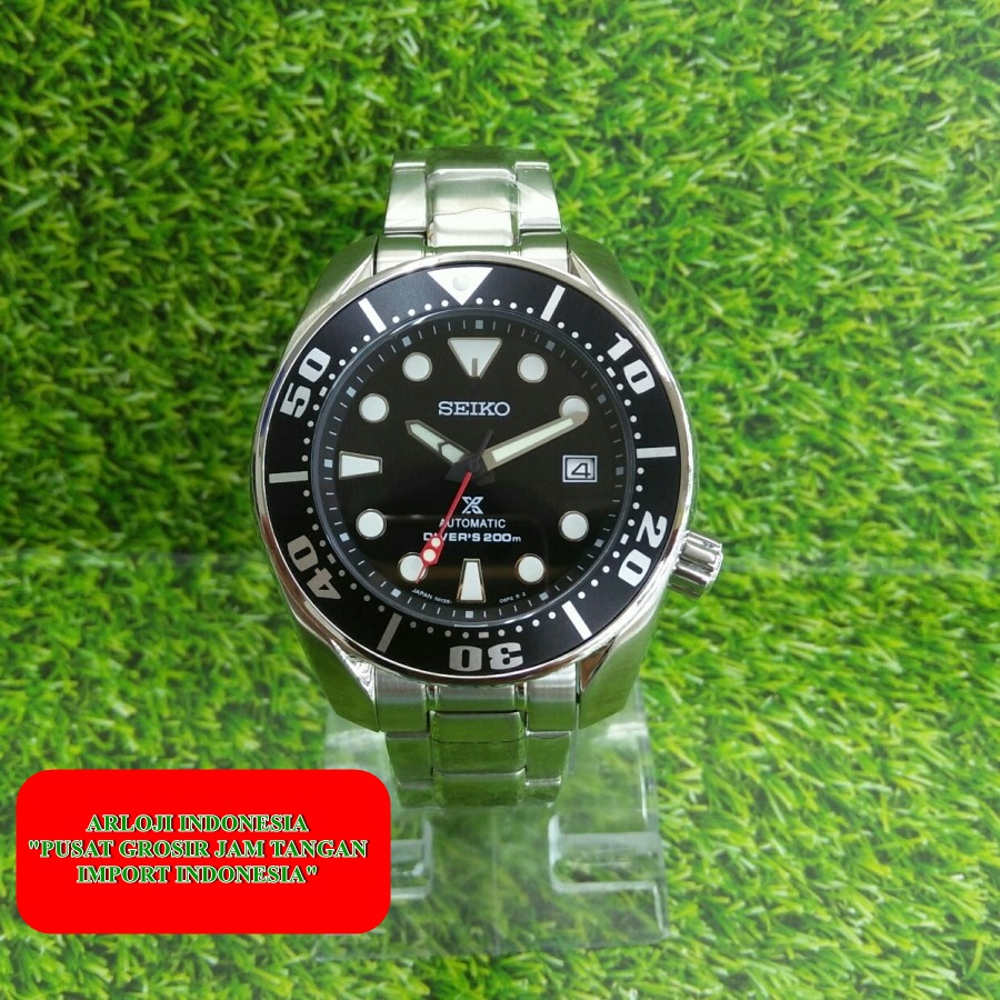 Big Sale Jam Seiko Sumo Prospek Autometic Bazel Black Garansi 1th