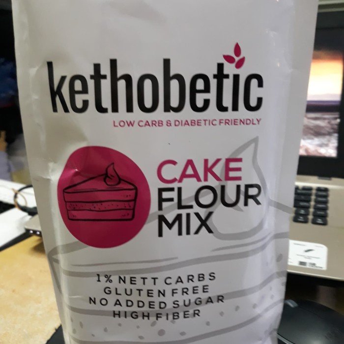 

BISA COD Low Carbs Kethobetic Cake Flour Mix 500gr/Tepung Keto khususBoluCake