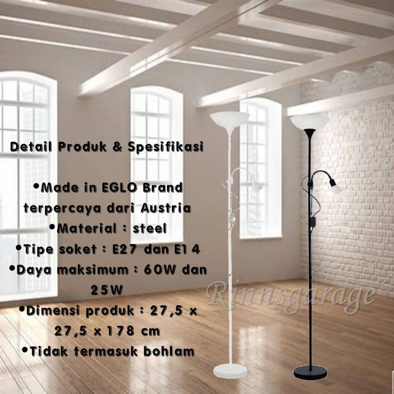 EGLARE LAMPU LANTAI & LAMPU BACA/LAMPU HIAS KAMAR EGLARE/LAMPU HIAS RUANG TAMU EGLARE