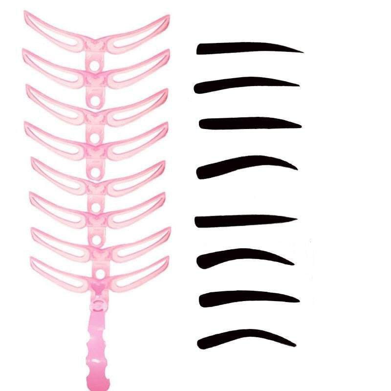 [ BEST SELLER ] CETAKAN ALIS 8in1 / bentuk alis natural / alis mata / alis stempel / MURAH TERLARIS