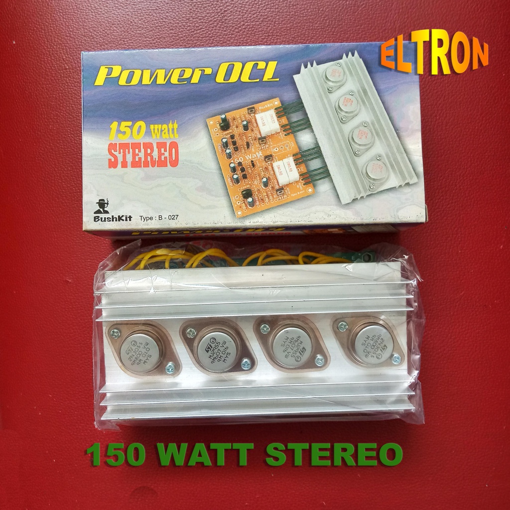 Kit Power Amplifier OCL 150W Stereo TR Jengkol