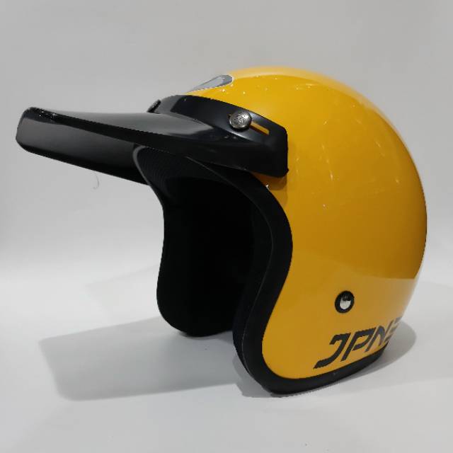 Helm Jpn Retro Arc Kuning Golkar Gloss pet panjang