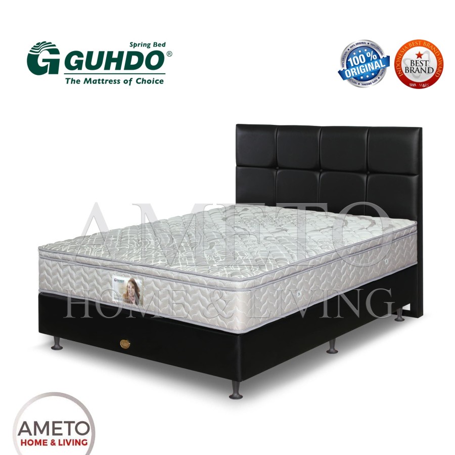Guhdo Springbed Standard Plush Top 180x200 Atlantic HB Caserta Full Set