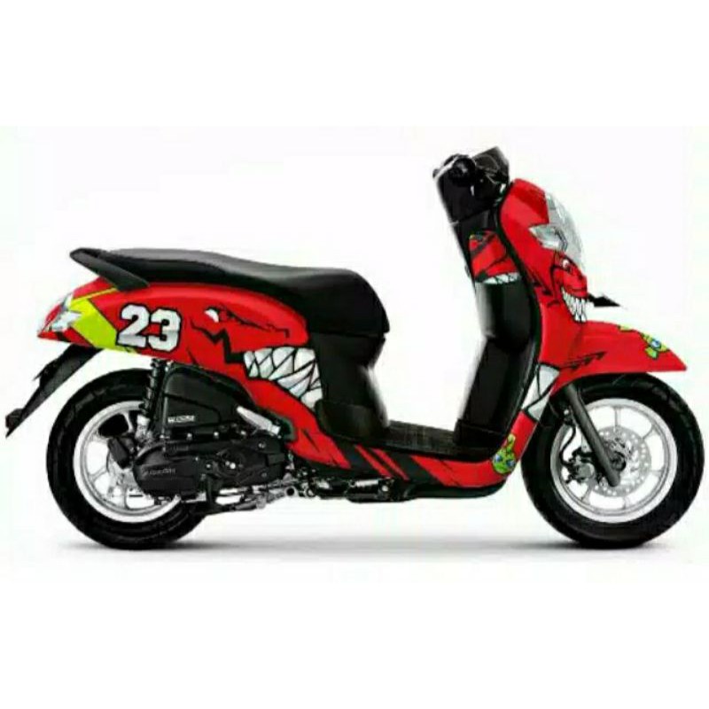 Decal Scoopy fi full body - Sticker Scoopy fi full body custom