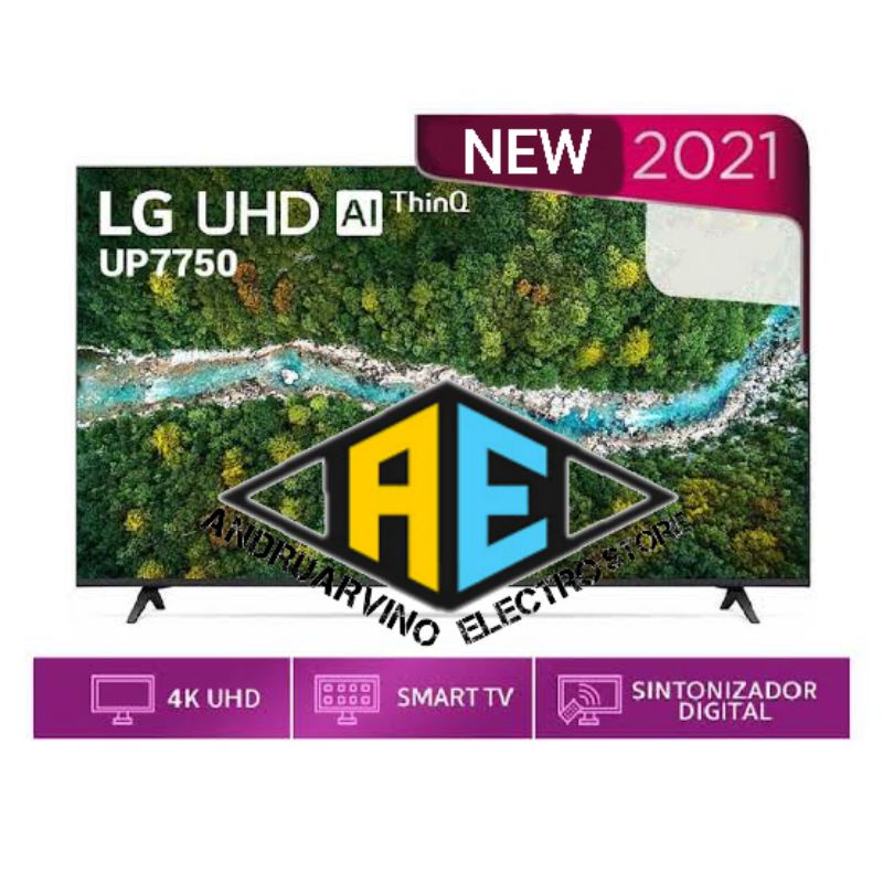 LG LED 43UP7750PTB 43 INCH UHD 4K SMART THINQ AI LED TV 43UP7750 NEW 2021